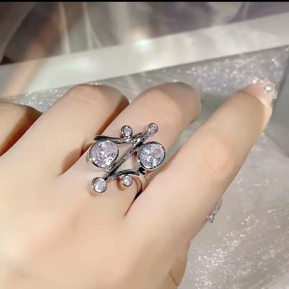 Sterling Silver Modern Sculpture Ring